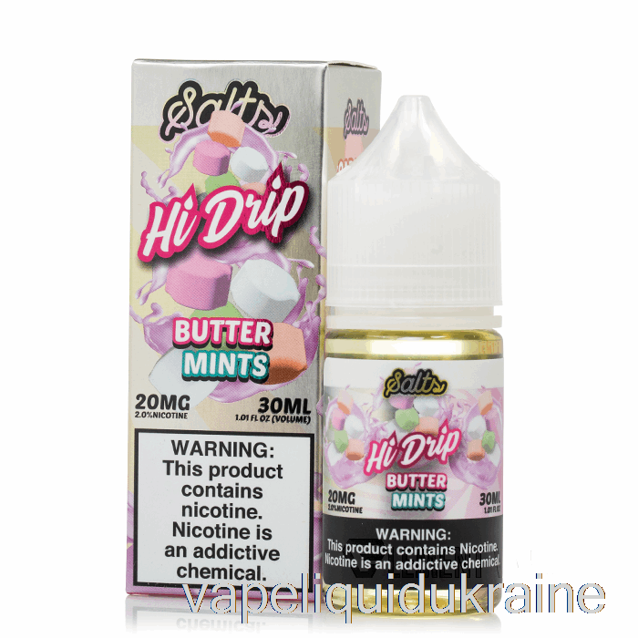 Vape Ukraine Butter Mints - Hi-Drip Salts - 30mL 20mg